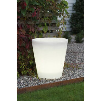 LED Blumenpflanzentopf Assisi gross, weisse LED, 12V 3
