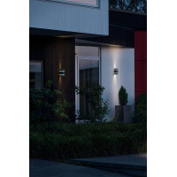 Cremona Wandleuchte 2x3W High Power LED anthrazit 3