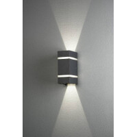 Cremona Wandleuchte 2x3W High Power LED anthrazit 4
