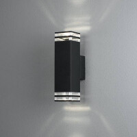 Pollux Wandleuchte 2xGU10 schwarz 2