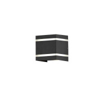 Cremona Wandleuchte anthrazit 2x3W High  gallery