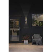 Cremona Wandleuchte anthrazit 2x3W High Power LED 3