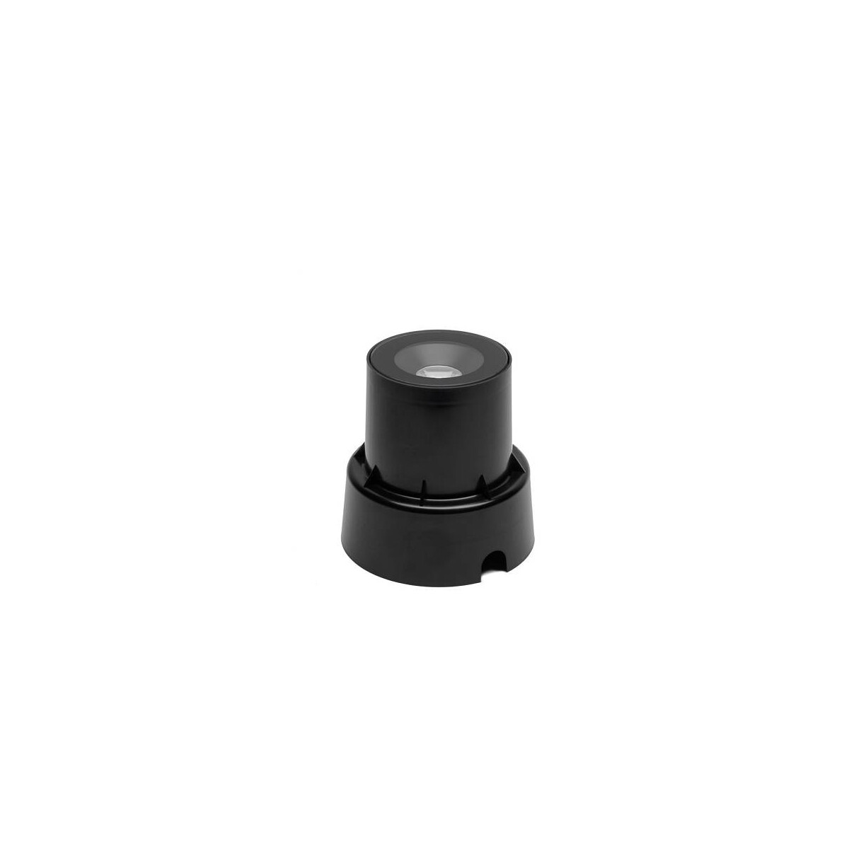 Bodenstr. HP LED 6W schwarze Glasabdeckung