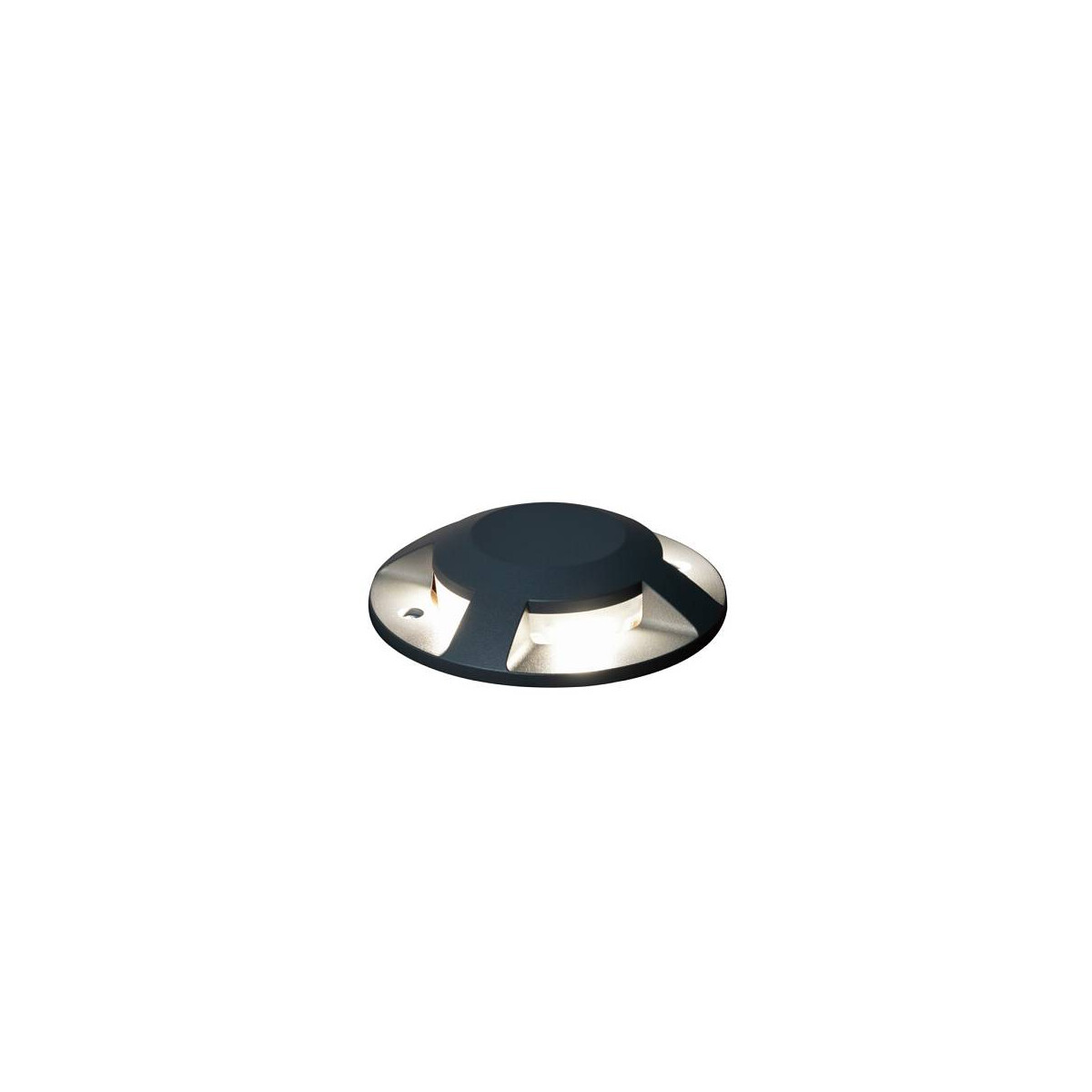 Einbaustr. LED 12W Oberflachenmontage anthrazit 4-Wege