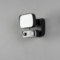 Konstsmide Smartlight 10W Schw, Kamera, Lautspr. Mikr, Wifi 