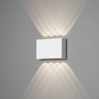 Chieri Wandl. 2x4 LED, weiss, IP54 2