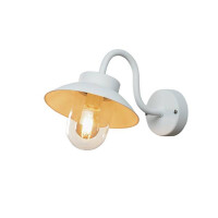 Vega Mini Wandleuchte weiss mit E27 Sock gallery