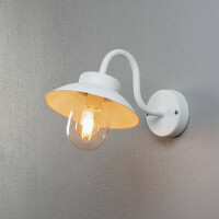 Vega Mini Wandleuchte weiss mit E27 Sockel 2