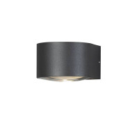 Gela LED Kristall-Linsen-Wandleuchte ab/ gallery