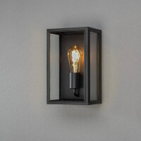 Carpi Wandleuchte mittel schwarz mit E27 Sockel 2