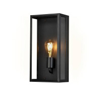 Carpi Wandleuchte gross schwarz mit E27  gallery