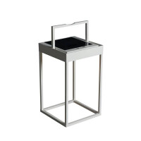 Portofino LED Solar/USB-Laterne weiss, d gallery