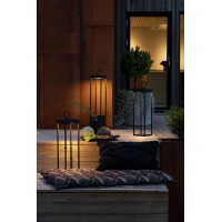 Ravello LED USB-Laterne gross schwarz, dimmbar 3