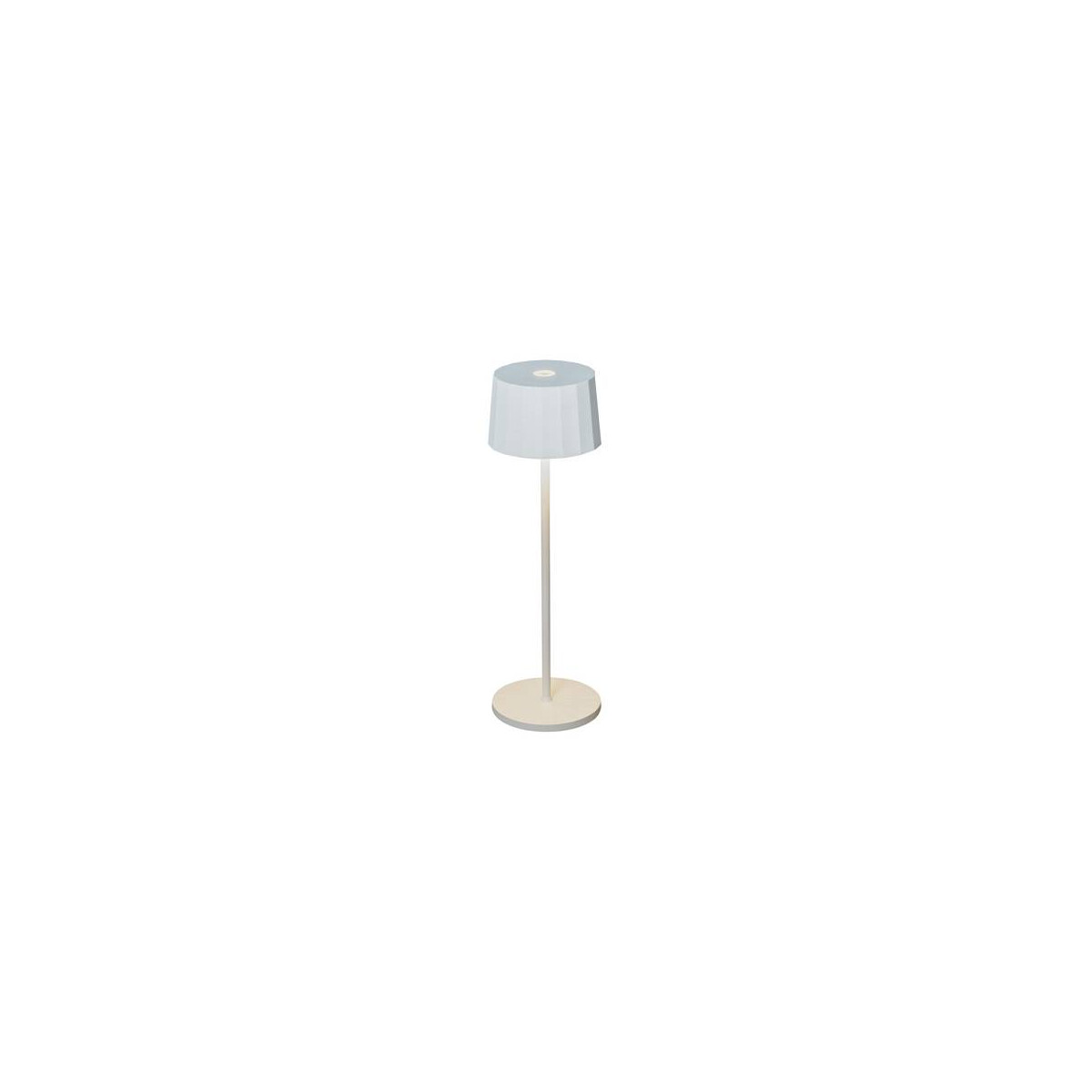 Positano LED USB-Tischleuchte weiss, Farbtemperatur, dimm