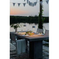 Positano LED USB-Tischleuchte weiss, Farbtemperatur, dimm 3
