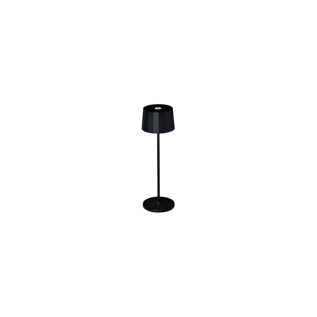 Positano LED USB-Tischleuchte schwarz, Farbtemperatur, dimm