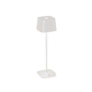 Capri LED USB-Tischleuchte weiss, Farbtemperatur, dimmbar