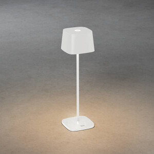 Capri LED USB-Tischleuchte weiss, Farbtemperatur, dimmbar