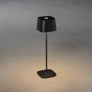 Capri LED USB-Tischleuchte schwarz, Farbtemperatur, dimmbar