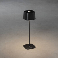 Capri LED USB-Tischleuchte schwarz, Farbtemperatur, dimmbar 