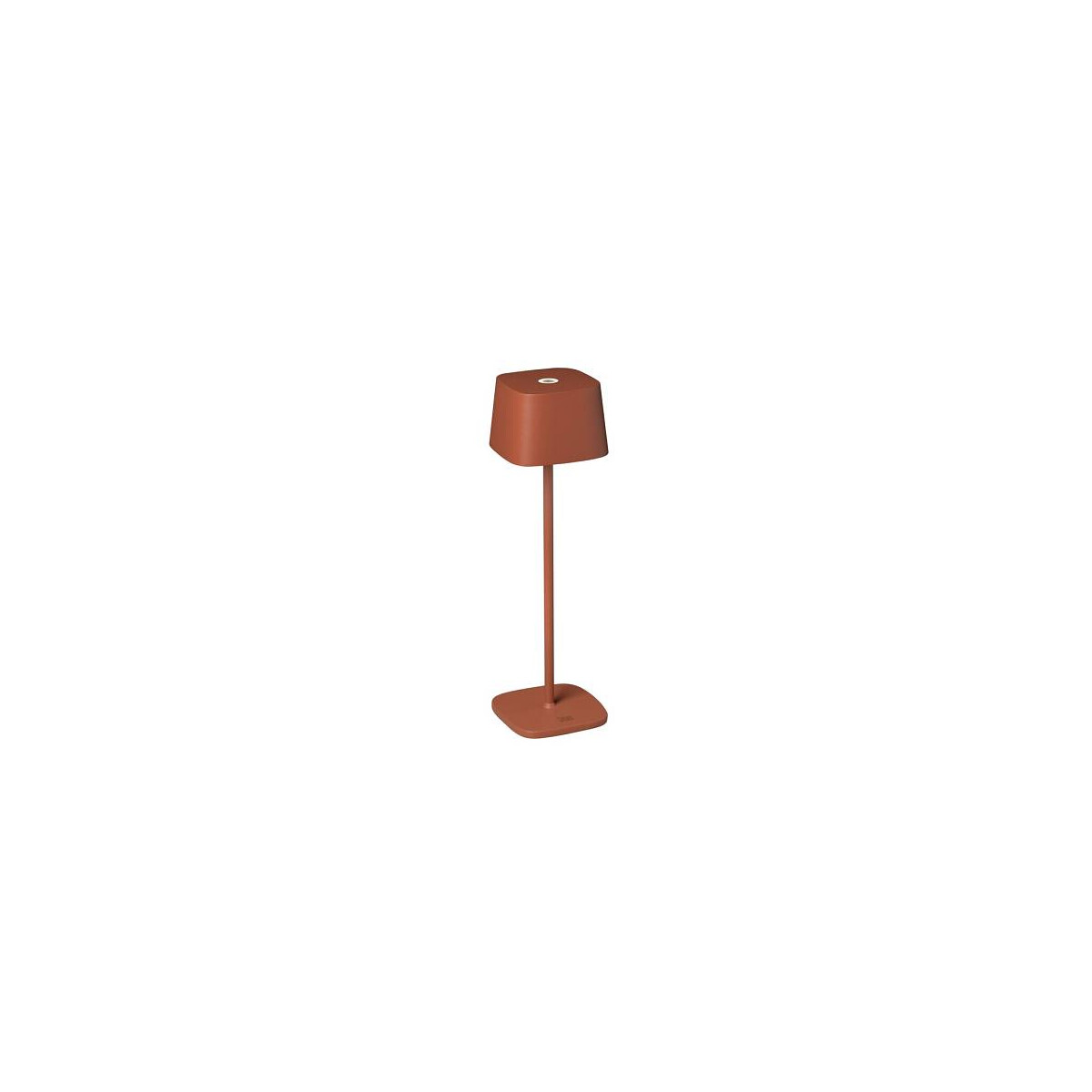 Capri USB-Tischl. terrakotta, 2700/3000K, dimmbar, eckig