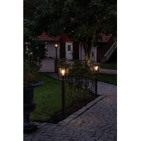 Carpi Wegel. E27 schwarz mit klarem Glas 3