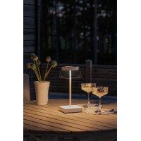 Scilla LED USB-Tischleuchte weiss, Farbtemperatur, dimmbar 3