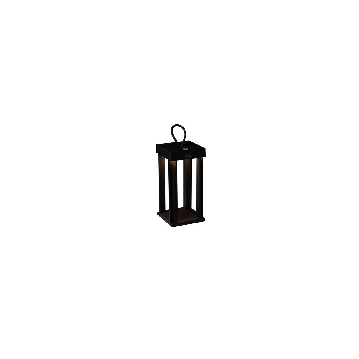 Cannes LED USB-Laterne 42cm schwarz, dimmbar 2700/3000K
