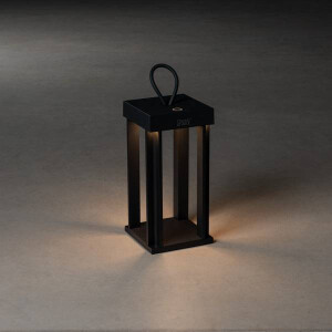 Cannes LED USB-Laterne 42cm schwarz, dimmbar 2700/3000K