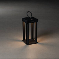 Cannes LED USB-Laterne 42cm schwarz, dimmbar 2700/3000K 4