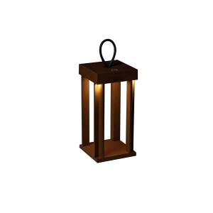 Cannes LED USB-Laterne 42cm Rost, dimmbar 2700/3000K