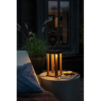 Cannes LED USB-Laterne 42cm Rost, dimmbar 2700/3000K 3