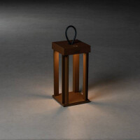 Cannes LED USB-Laterne 42cm Rost, dimmbar 2700/3000K 4