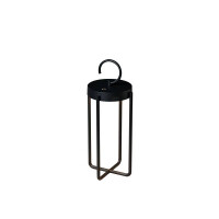 Manorola LED USB-Latene klein schwarz, dimmbar 2700K/3000K 1