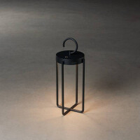 Manorola LED USB-Latene klein schwarz, dimmbar 2700K/3000K 2