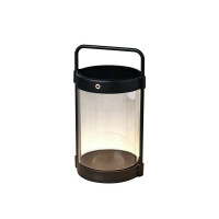 Crotone LED Solar/USB-Laterne schwarz, d gallery