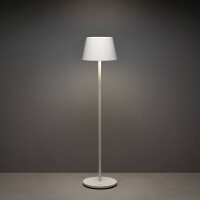 Pomezia LED USB-Stehlampe weiss, 2700K/3000K/4000K, dimmbar 