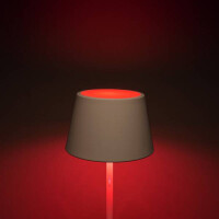 Pomezia LED USB-Stehlampe weiss, 2700K/3000K/4000K, dimmbar 