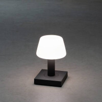 Monaco USB-Tischl. dunkelgrau, 2700/3000K, dimmbar, Glas 2