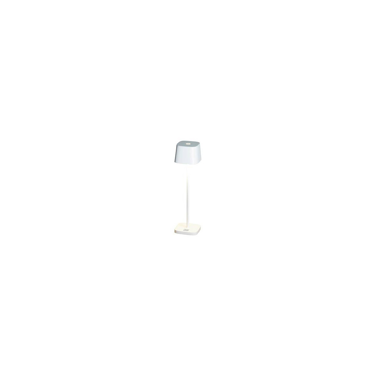 Capri-Mini USB-Tischl. weiß, 2700/3000K, dimmbar, eckig