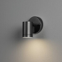 Modena ab LED Wandl. schwarz, 4W, Glas 2