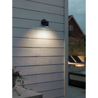 Modena ab LED Wandl. schwarz, 4W, Glas 3
