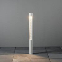Udine LED Wegeleuchte weiß, 12W, Glas 2