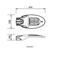 LED mini Strassenbeleuchtung 40W 2