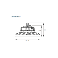 LED UFO Strahler 180W 3