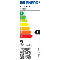 60cm LED Glas Röhre 9W G13 900lm WW inklusive Starter 2