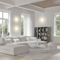 Foxx Curve IP44 Wandleuchte gebogen warmweiss 3