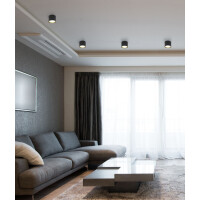 Serena Deckenleuchte Metall Schwarz Matt, Led 2