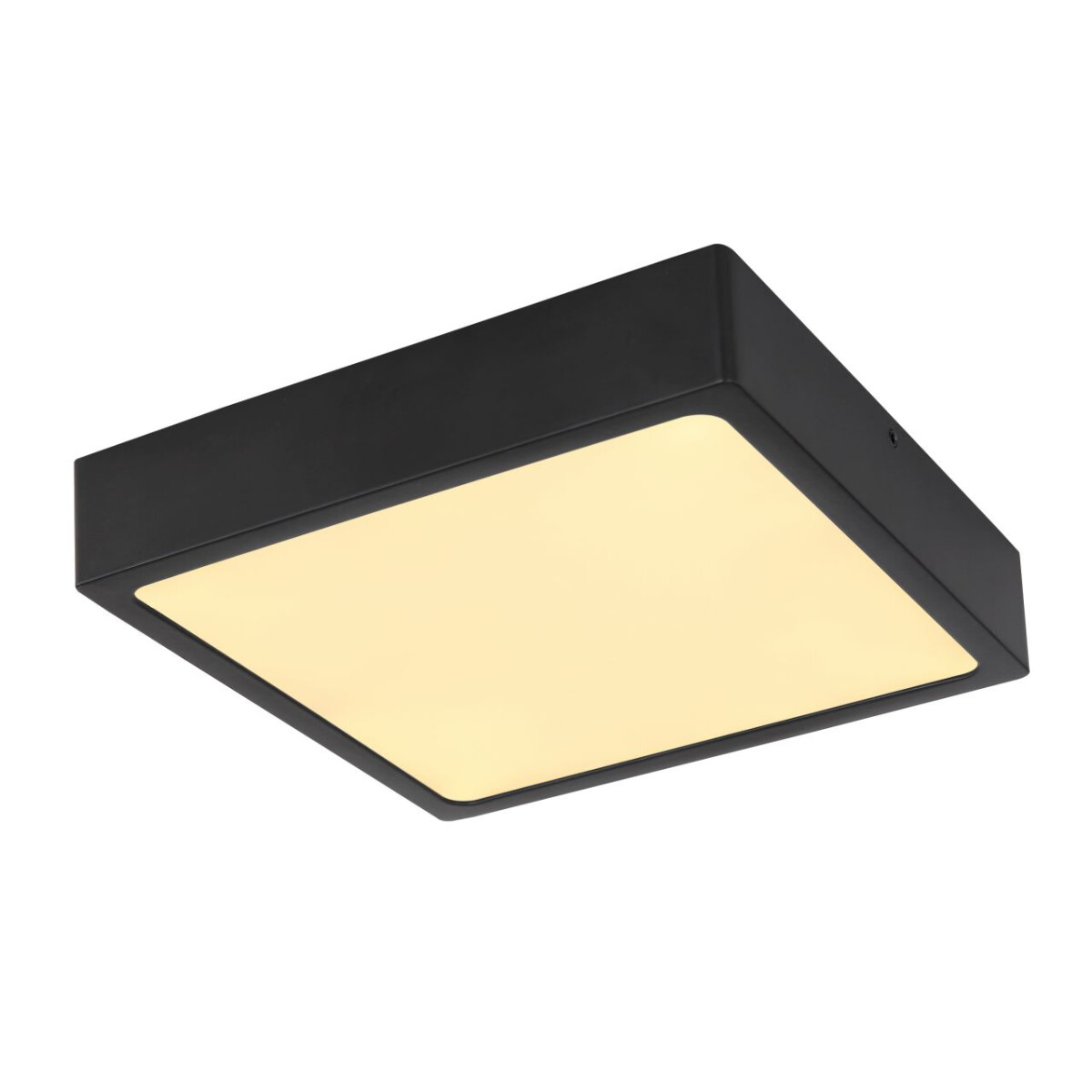 Echo Deckenleuchte Metall Schwarz Matt, Led
