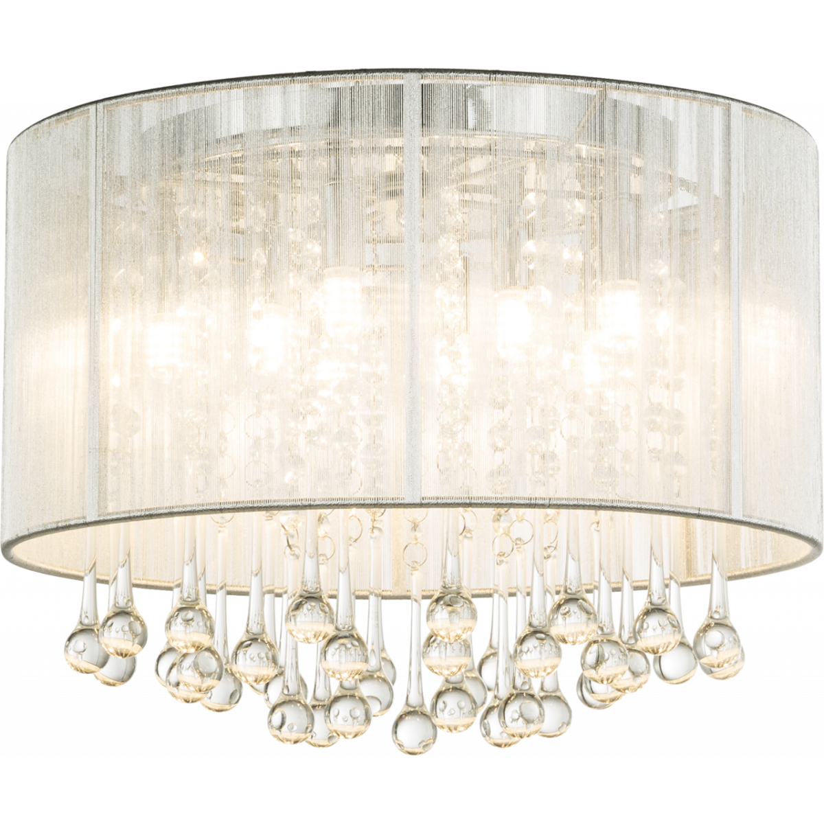Sierra Deckenleuchte Metall Verchromt, 8X G9 Led